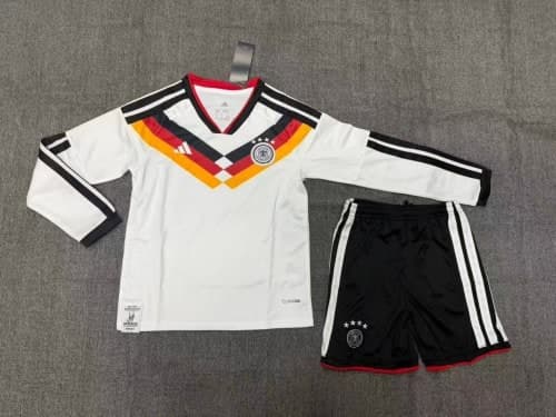Germany 2026 World Cup Home Long Sleeve Kids Suit - 木樂服飾