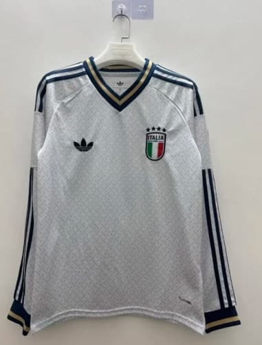 Italy 2026 World Cup Away Long Sleeve Men Jersey - 木樂服飾