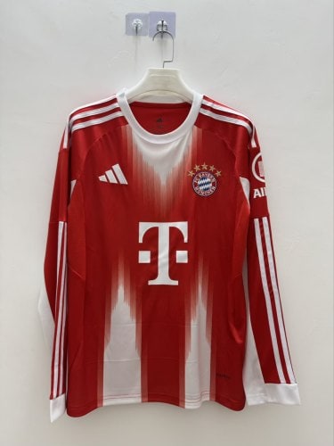 Bayern Munich Home Long Sleeve Man Jersey 25/26 - CP體育用品公司