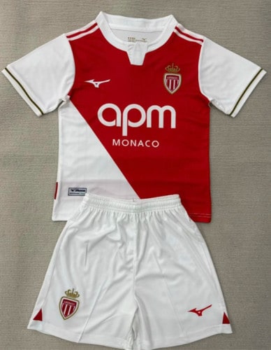 AS Monaco Home Kids Suit 25/26 - 廣西桂平市速配體育用品公司