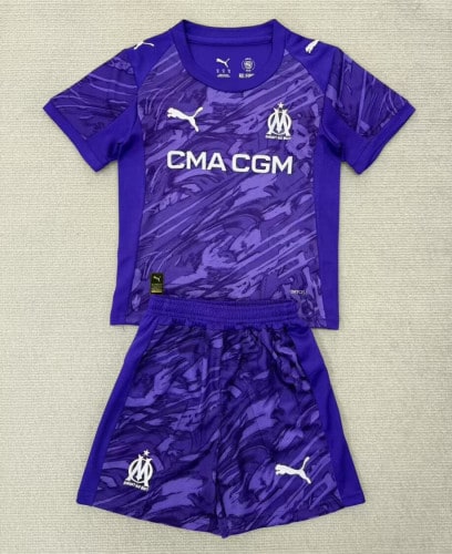Marseille Goalkeeper Kids Suit 25/26 Purple - 廣西桂平市速配體育用品公司