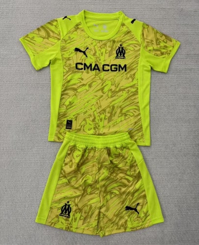 Marseille Goalkeeper Kids Suit 25/26 Yellow - 廣西桂平市速配體育用品公司