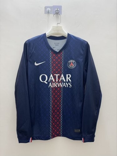 Paris Saint Germain Home Long Sleeve Men Jersey 25/26 - 廣西桂平市速配體育用品公司