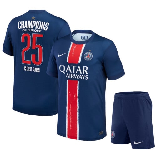 Paris Saint Germain Home UCL Champions Kids Suit 24-25 - 廣西桂平市速配體育用品公司