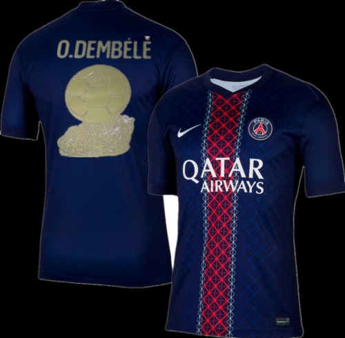 Paris Saint Germain O.DEMBÉLÉ 2025 BALLON D - 廣西桂平市速配體育用品公司
