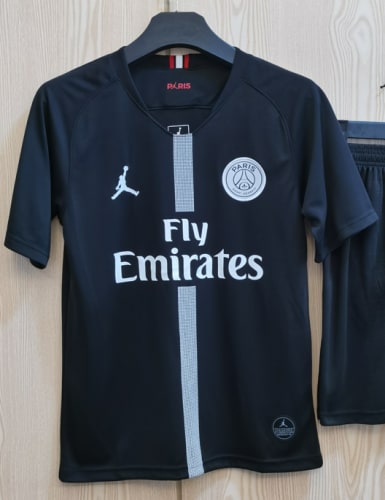 Paris Saint Germain x Jordan Black Man Jersey 18/19 Tops - 廣西桂平市速配體育用品公司