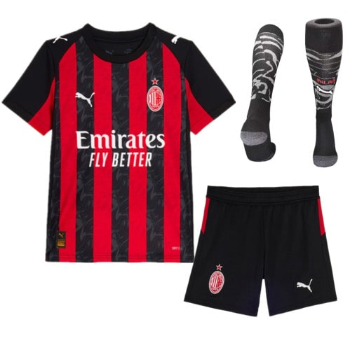 AC Milan Home Kids Suit & Socks 25/26 - 廣州天河萬豪體育用品公司