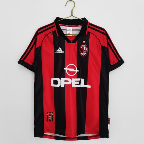 AC Milan Home Retro Jersey 1998/99 - 廣州天河萬豪體育用品公司
