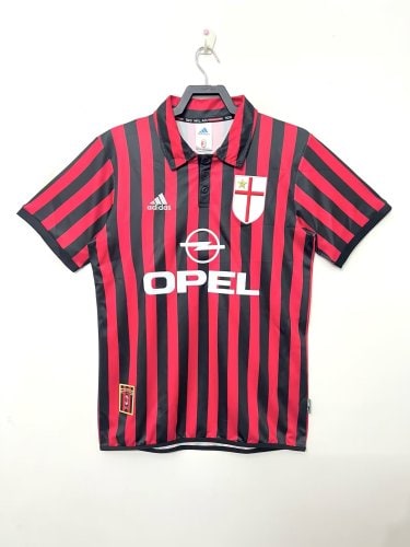 AC Milan Home Retro Jersey 1999/00 - 廣州天河萬豪體育用品公司