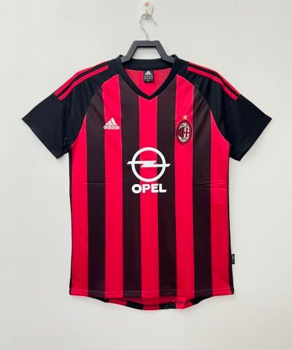 AC Milan Home Retro Jersey 2002/03 - 廣州天河萬豪體育用品公司