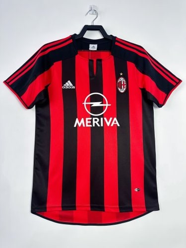 AC Milan Home Retro Jersey 2003/04 - 廣州天河萬豪體育用品公司