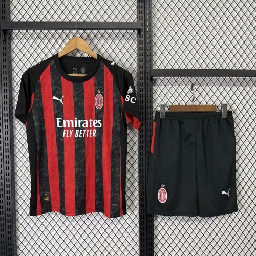 AC Milan Short Sleeve Home Adult Suit 25/26 - 廣州天河萬豪體育用品公司