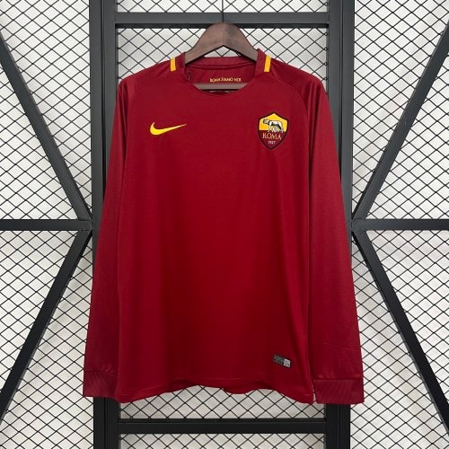 AS Roma Home Long Sleeve Retro Jersey 2017/18 - 廣州天河萬豪體育用品公司