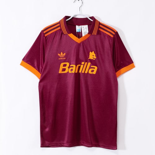 AS Roma Home Retro Jersey 1992/94 - 廣州天河萬豪體育用品公司