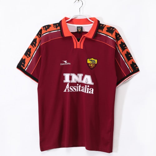 AS Roma Home Retro Jersey 1998/99 - 廣州天河萬豪體育用品公司