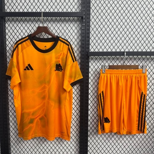 AS Roma Short Sleeve Away Adult Suit 25/26 - 廣州天河萬豪體育用品公司