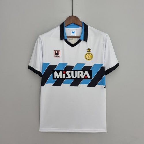 Inter Milan Away Retro Jersey 1990/91 - 廣州天河萬豪體育用品公司