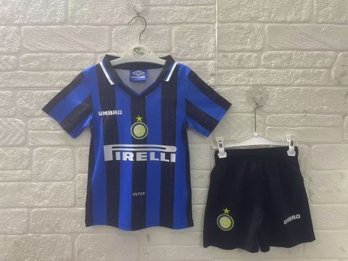 Inter Milan Home Retro Kids Suit 1997/98 - 廣州天河萬豪體育用品公司