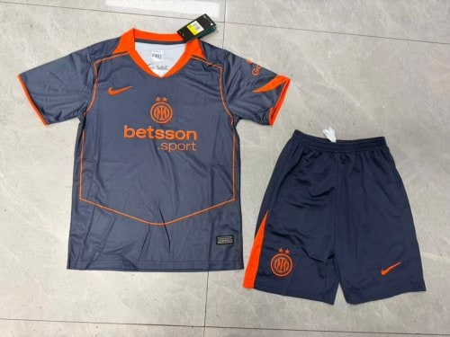 Inter Milan Third Kids Suit 25/26 - 廣州天河萬豪體育用品公司