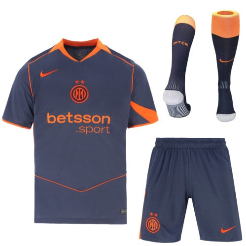 Inter Milan Third Kids Suit & Socks 25/26 - 廣州天河萬豪體育用品公司