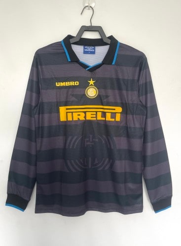 Inter Milan Third Long Sleeve Retro Jersey 1997/98 - 廣州天河萬豪體育用品公司