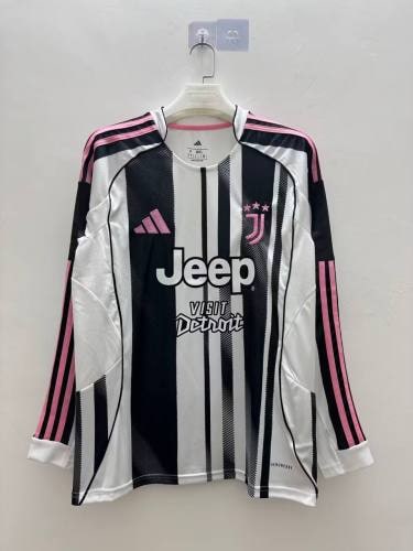 Juventus Home Long Sleeve Man Jersey 25/26 - 廣州天河萬豪體育用品公司
