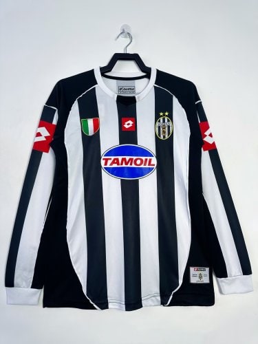 Juventus Home Long Sleeve Retro Jersey 2002/03 - 廣州天河萬豪體育用品公司