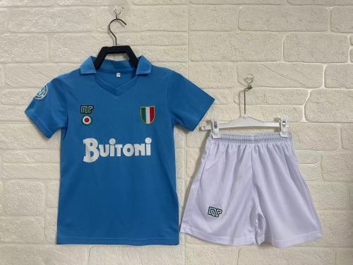 Napoli Home Retro Kids Suit 1987/88 - 廣州天河萬豪體育用品公司