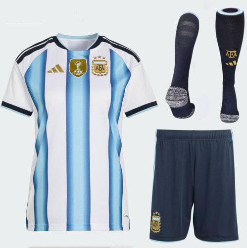 Argentina 2026 World Cup Home Kids Suit & Socks - 木樂服飾