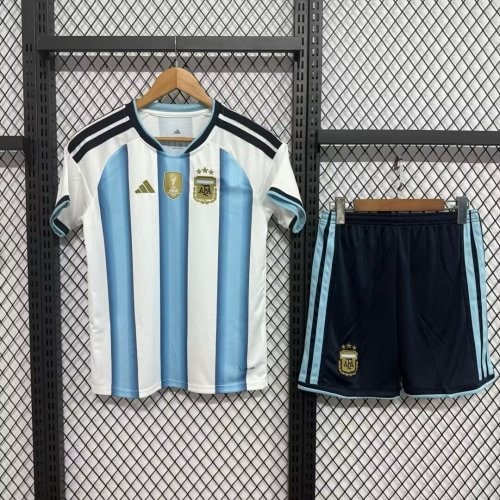 Argentina 2026 World Cup Short Sleeve Home Adult Suit - 木樂服飾