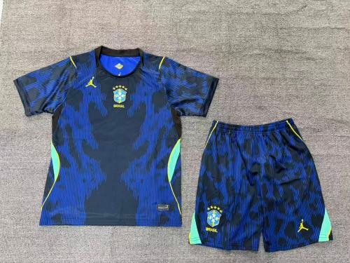 Brazil 2026 World Cup Away Kids Suit - 木樂服飾