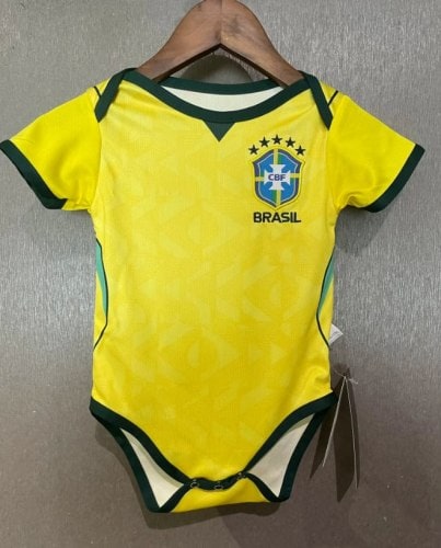 Brazil 2026 World Cup Home Baby Jersey - 木樂服飾