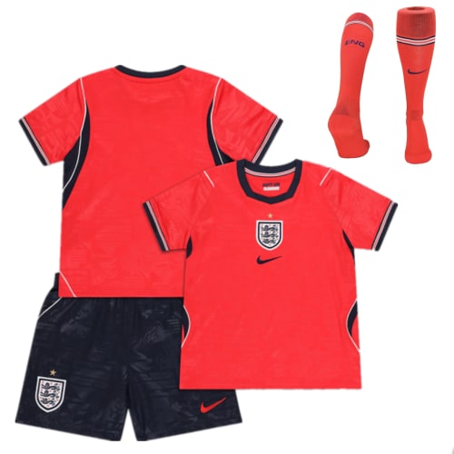 England 2026 World Cup Away Kids Suit & Socks - 木樂服飾