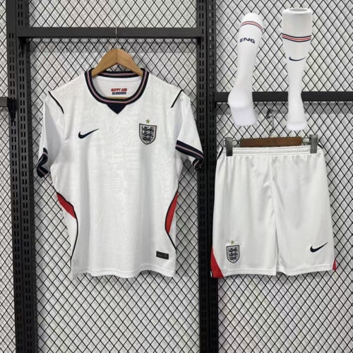 England 2026 World Cup Home Kids Suit & Socks - 木樂服飾