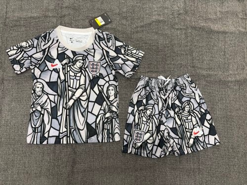 England 2026 World Cup Pre Match Kids Suit - 木樂服飾
