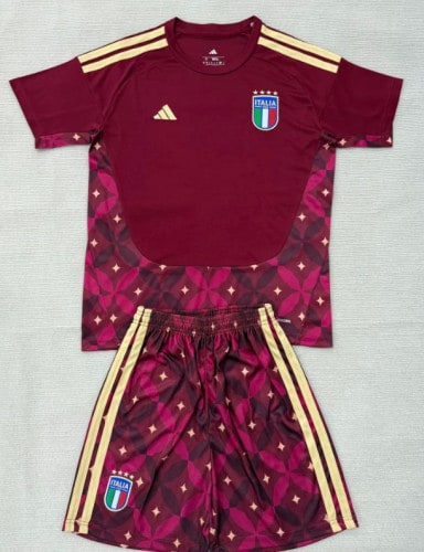 Italy 2026 World Cup Home Goalkeeper Kids Suit - 木樂服飾
