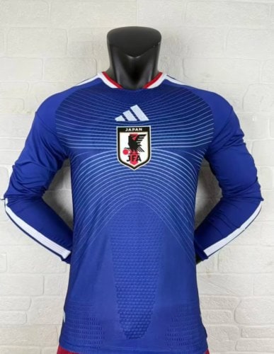 Japan 2026 World Cup Player Long Sleeve Home Men Jersey - 木樂服飾