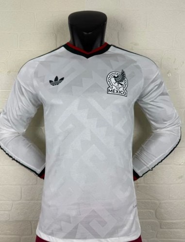 Mexico 2026 World Cup Away Player Long Sleeve Men Jersey - 木樂服飾