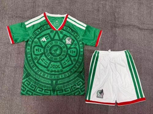 Mexico 2026 World Cup Home Kids Suit - 木樂服飾