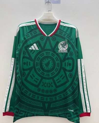 Mexico 2026 World Cup Home Long Sleeve Men Jersey - 木樂服飾