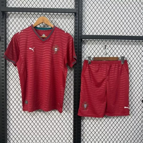 Portugal 2026 World Cup Short Sleeve Home Adult Suit - 木樂服飾