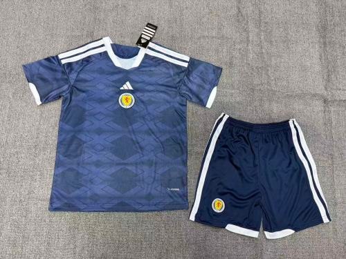Scotland 2026 World Cup Home Kids Suit - 木樂服飾