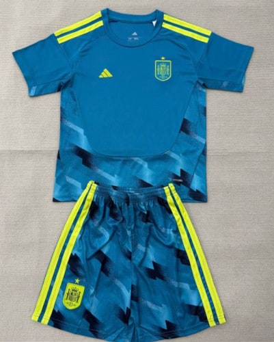 Spain 2026 World Cup Goalkeeper Kids Suit - 木樂服飾