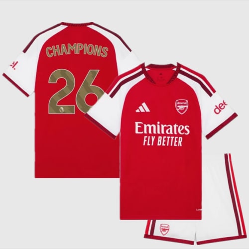 Arsenal Home Champions Kids Suit 26/27 - 木樂服裝