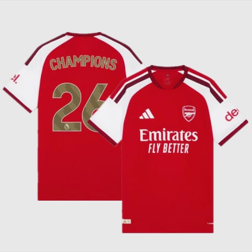 Arsenal Home Champions Man Player Jersey 26/27 - 木樂服裝
