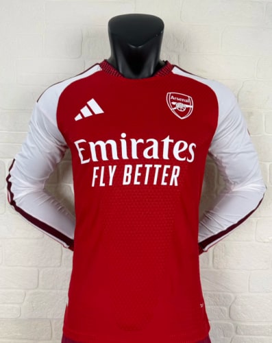 Arsenal Home Man Player Long Sleeve Jersey 26/27 - 木樂服裝