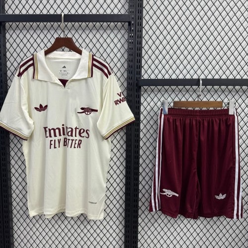 Arsenal Short Sleeve Third Adult Suit 25/26 - 木樂服裝