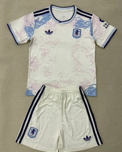 Aston Villa Third Kids Suit 25/26 - 木樂服裝