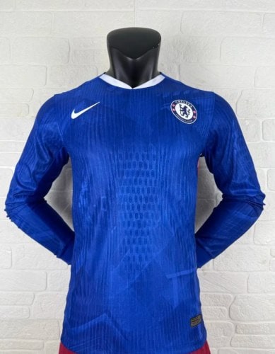 Chelsea Home Player Long Sleeve Jersey 25/26 - 木樂服裝