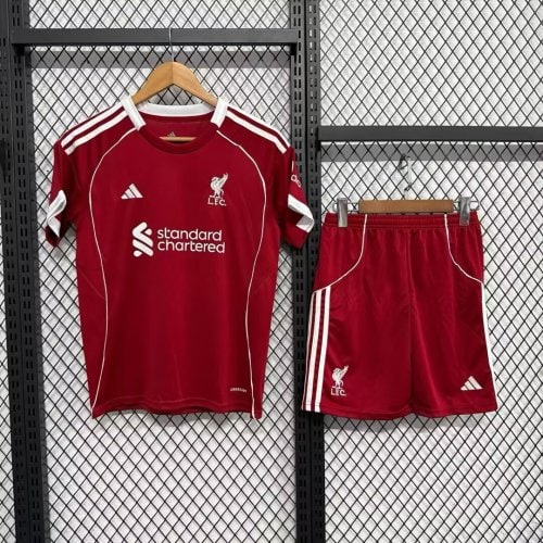 Liverpool Short Sleeve Home Adult Suit 25/26 - 木樂服裝
